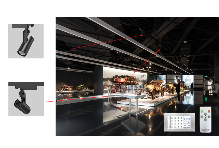 Application case of MotorLux lighting in Automobile Museum Application case of MotorLux lighting in Automobile Museum