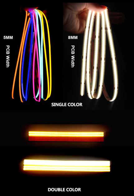 Customized light flexible cob led strip