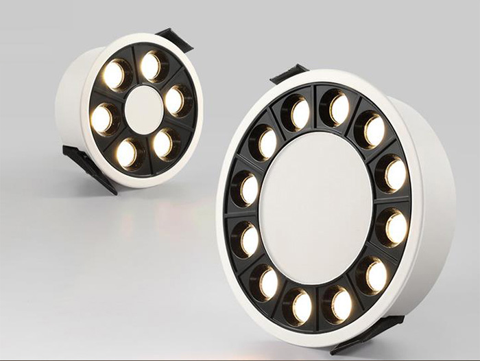 Ultra tin recessed led module ceiling spotlight