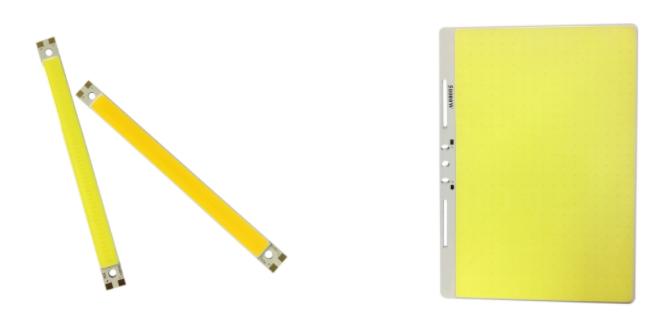 DC 12v 24v 30v COB LED Strip Flip Chip Customized Strip Square DC 12v 24v 30v COB LED Strip Flip Chip Customized Strip Square