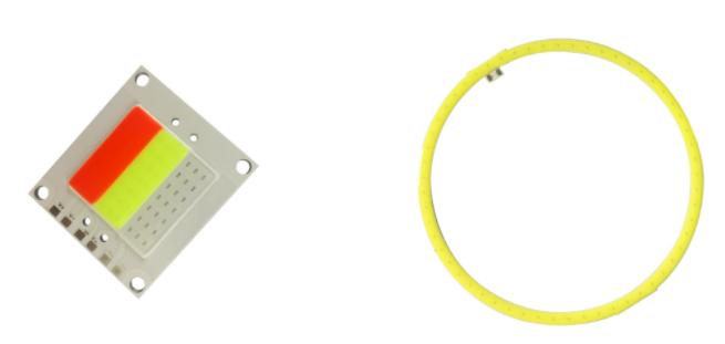 DC 12v 24v 30v COB LED Strip Flip Chip Customized Strip Square DC 12v 24v 30v COB LED Strip Flip Chip Customized Strip Square