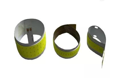 High Brightness Chip on Board LED Powerful 12V 3V Customized Soft Bendable Flexible led COB chip strip