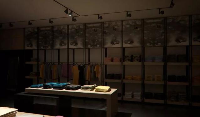 Draw attention to the product by emphasizing the display with light