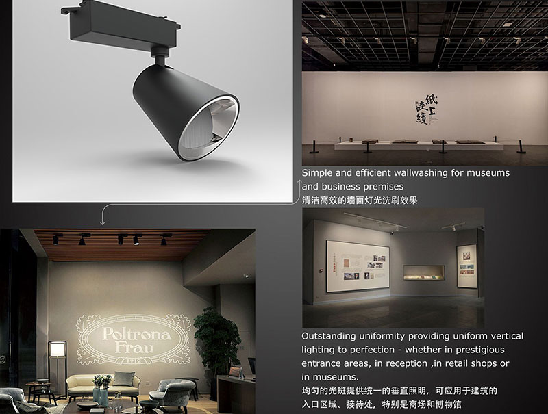 Wallwashing Track Light