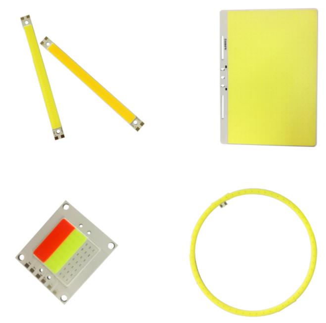 DC 12v 24v 30v COB LED Strip Flip Chip Customized Strip Square 