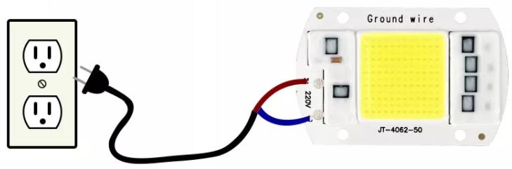 LED Chip 10W 20W 30W 50W COB Chip LED Lamp 110V ~ 240V No Need Driver for Flood Light Spotlight 