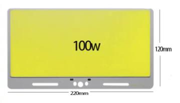 100w High Power 12V 8000mA Quality White Cob Led Chip Board